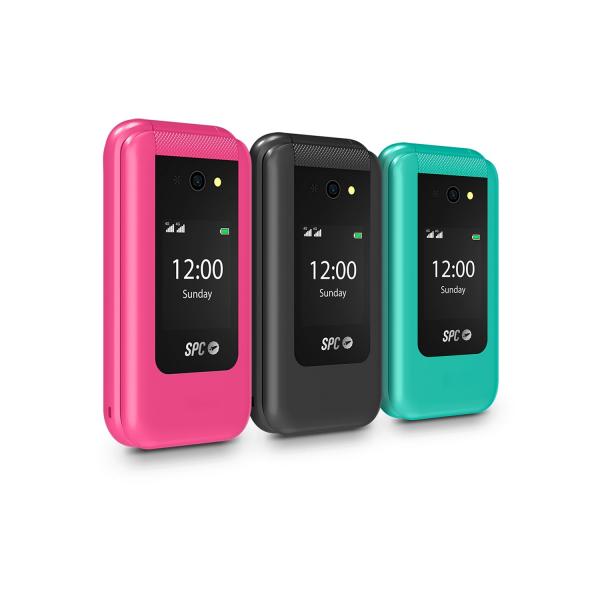 SPC WILD, 2.8" QVGA, 4G, 1600 mAh, Botón SOS, 240h, Negro