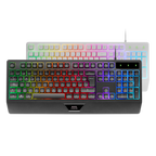 Teclado Mars Gaming Mk124es H-mech Frgb Rainbow Color Negro