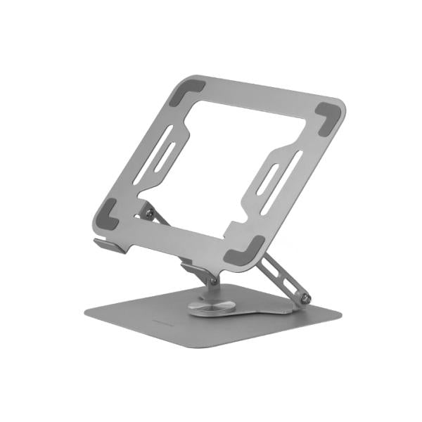 Soporte De Portatil Mars Gaming Marsn Hasta 17" Giratorio Plegable De Acero Negro
