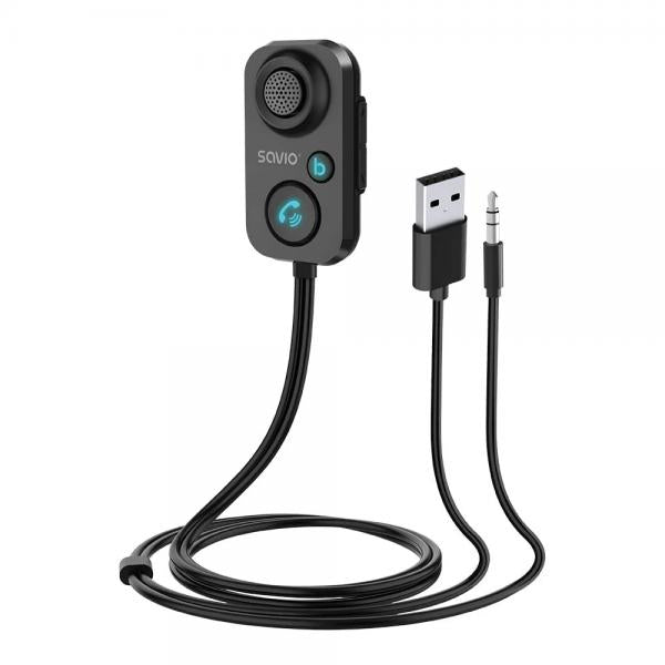 Transmisor Auxiliar Bluetooh 5.1 Coche Savio Tr-13