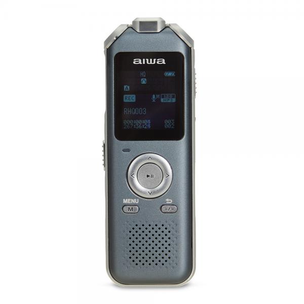 Grabadora De Voz Aiwa Dvr-m700 16gb 275h Microsd Lcd Radio Bateria Litio