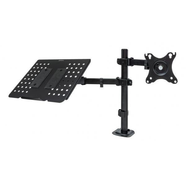 Soporte De Mesa Unyka Uk710202 Con Soporte Para Portátil Y 1 Monitor De 13" A 32" Vesa 100x100