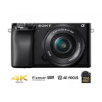 Sony Alpha 6100 Negro / Cuerpo De Cámara + Objetivo Zoom Motorizado De 16-50 Mm
