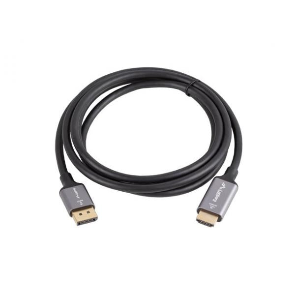 Cable Lanberg Displayport A Hdmi 4K Macho/Macho 1.8M Negro -