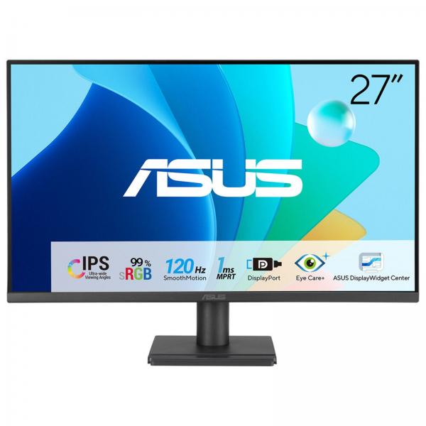Monitor 27" Dp Hdmi Vga Asus Va279qg Ips Fhd 120hz 1ms 300cd/m 2x2w Vesa 100x100