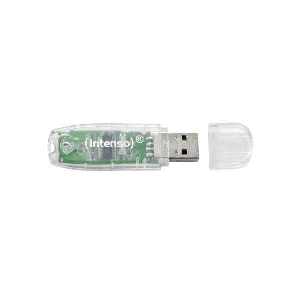 Pendrive 32Gb Usb2.0 Intenso Rainbow Transparente