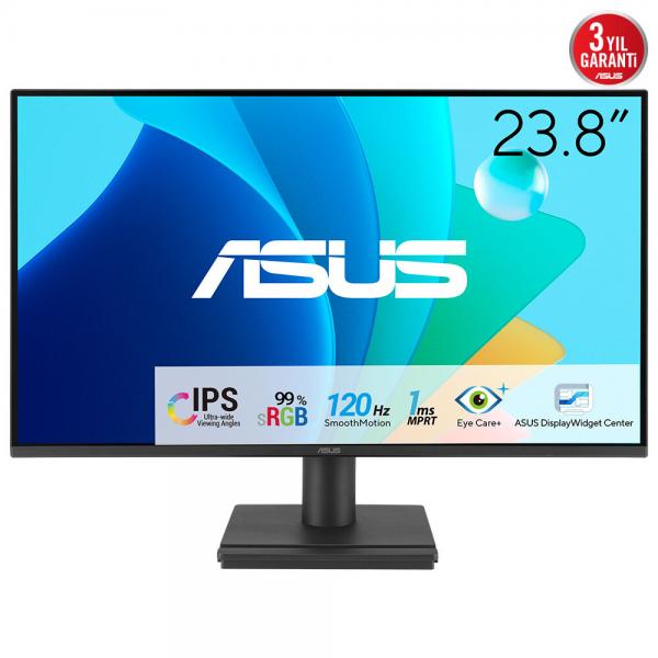 Monitor 24" Hdmi Vga Asus Va249hg Ips Fhd 120hz 1ms Negro