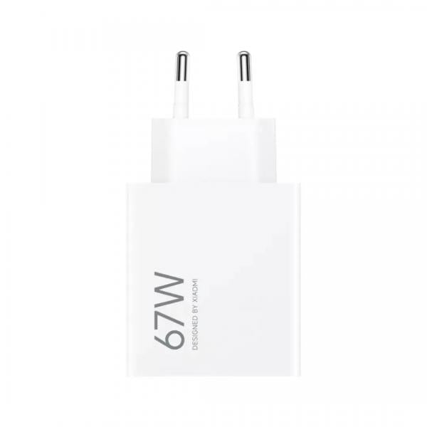 Cargador de Pared XIAOMI Travel - 67W  USB Tipo A  Blanco