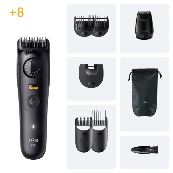 Braun Bt5560 / Recortadora De Barba Con 8 Accesorios Main Image