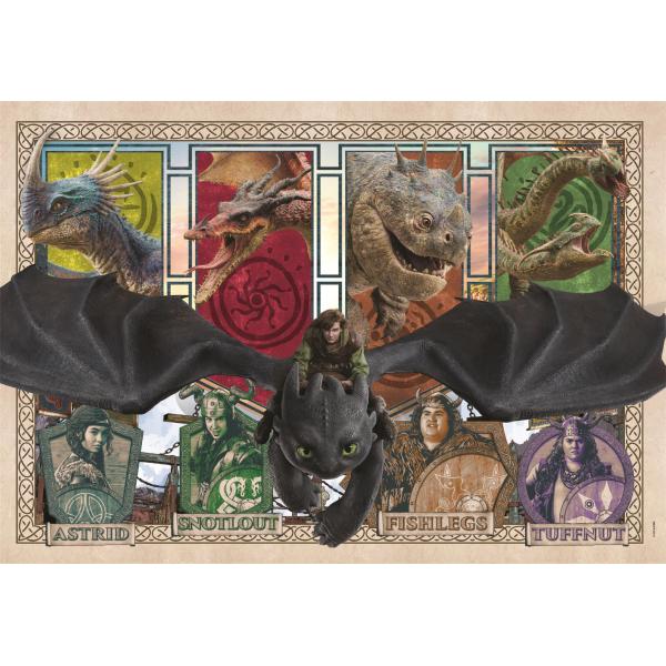 Puzzle Como Entrenar A Tu Dragon 300Pzs Main Image