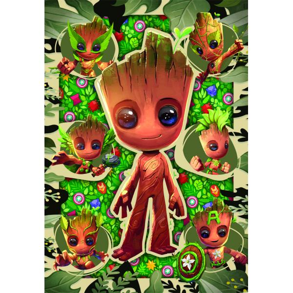 Puzzle I Am Groot Marvel 104Pzs