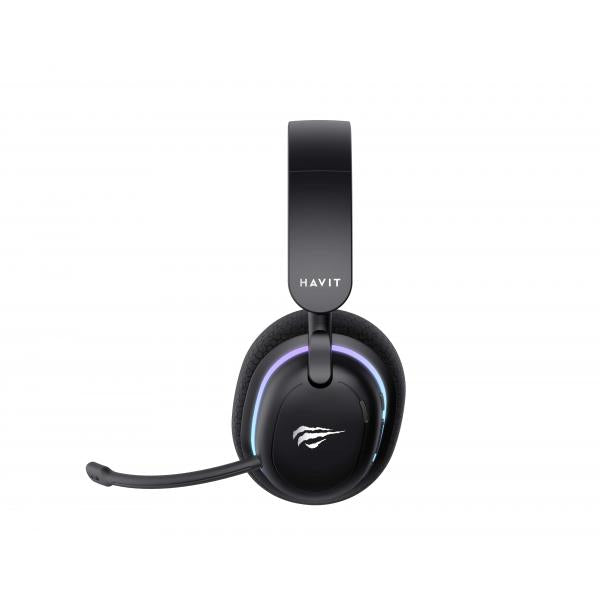 Auriculares Gaming Havit Fuxi-H7 Inalámbrico RGB Micrófono Boom Extraíble