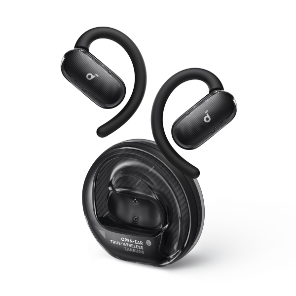 Soundcore V40i Negro Open-Ear Bluetooth 5.3 36h IP55 Multipunto Auriculares inalámbricos