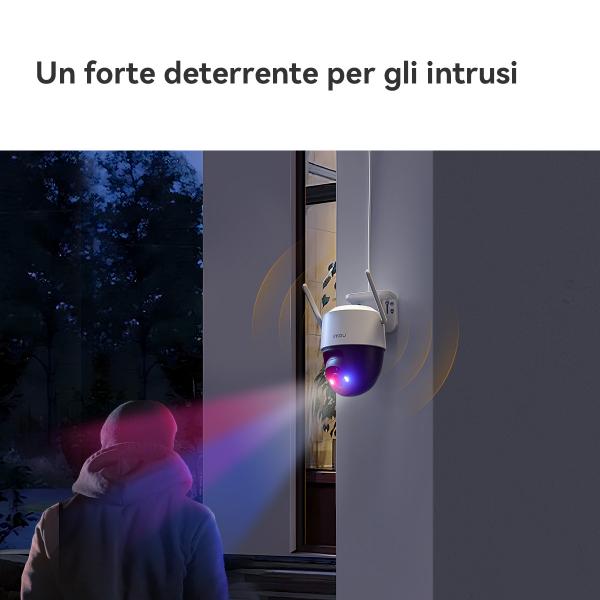 Cámara de Vigilancia Imou Cruiser Dual 2 Pro WiFi 4MP IP65 Visión Nocturna
