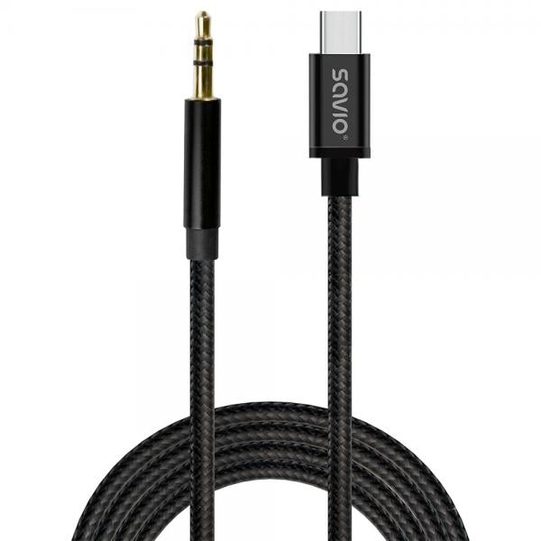 Cable Usb-c A Mini-jack Savio Cl-187 1m