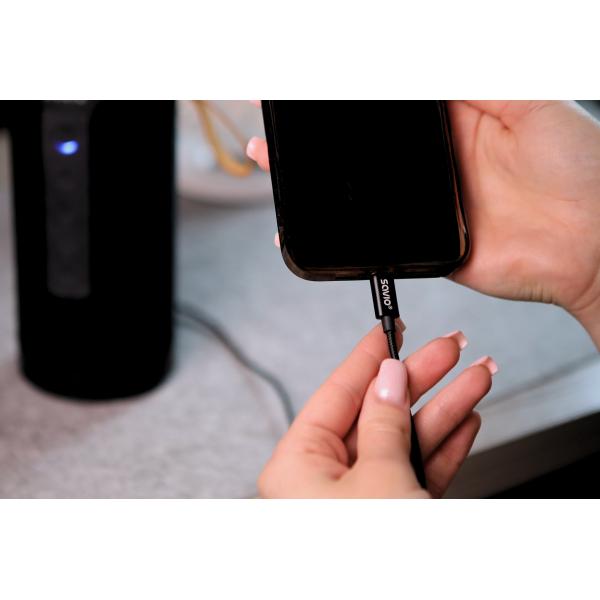 Cable Usb-c A Mini-jack Savio Cl-187 1m