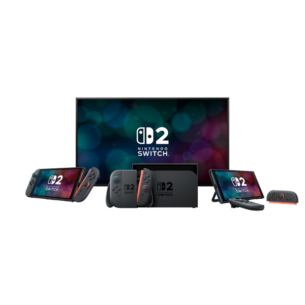 Consola NINTENDO SWITCH 2 10015920 - Mario Kart Wold  Base  2 Mandos Joy-Con  HDMI  Adaptador Corriente  Negro