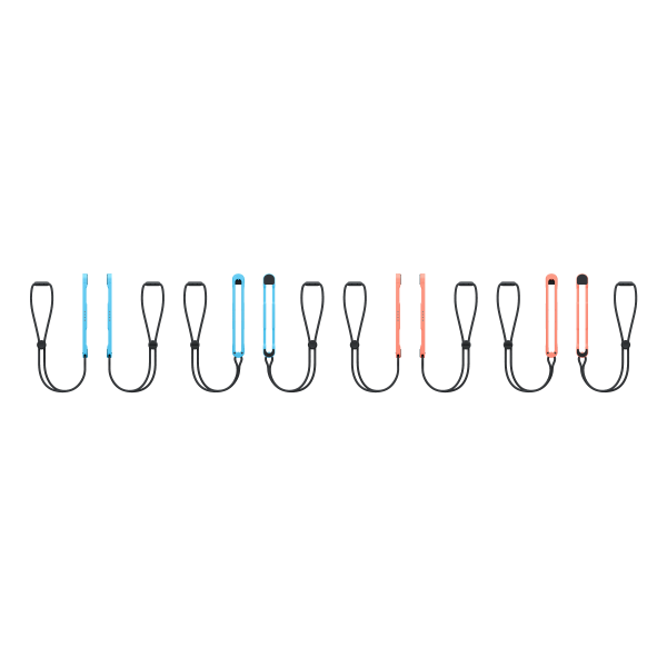 Joy-Con Strap (Pareja) Azul Claro/Rojo Claro Switch 2 NINTENDO SWITCH 2 (Accesorios) Main Image