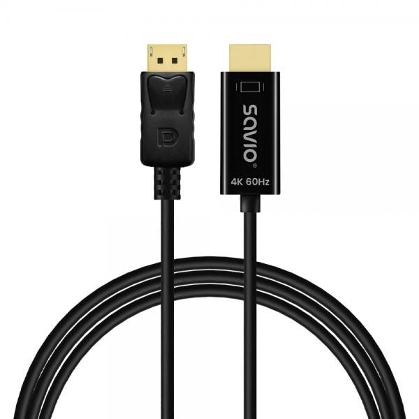 Cable Dp A Hdmi Savio Cl-189 4k 60hz