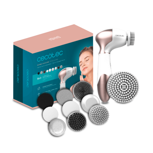 Cepillo Limpiador Facial Bamba FaceCare TotalClean Cecotec