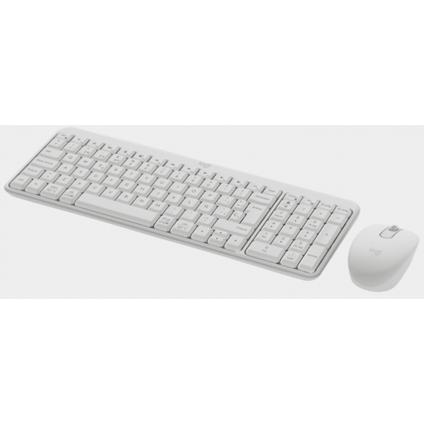 Teclado + Mouse Logitech Mk250 Inalambrico Blanco