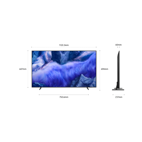 Samsung QE1F 2025 50 pulgadas 4K QLED HDR10+ Tizen Smart TV