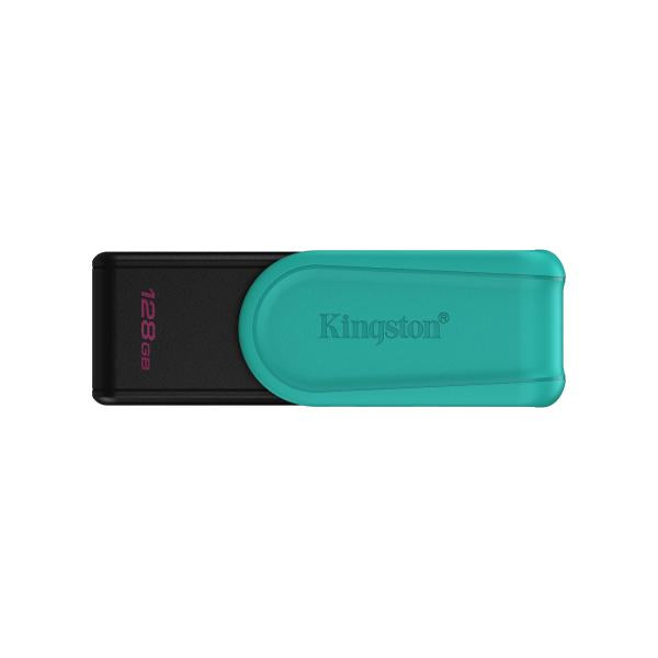 Pendrive Kingston Exodia S 128Gb USB 3.2 Gen.1 / Tapa Giratoria / Negro-Turquesa / DTXS/128GB
