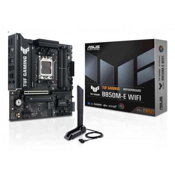Pb Asus Tuf Gaming B850m-e Wifi Skt Am5 Microatx 4xddr5 Displayport Hdmi Lan 2.5gbps Usb 3.2 Hover Image