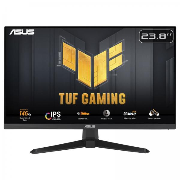 Monitor 24" Dp Hdmi Asus Tuf Gaming Vg249qe5a Fhd 146hz 1ms Ips Jack 3.5mm Altavoces Vesa