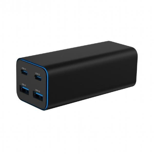 Cargador Rapido Gembird Usb Powerdelivery Gan De 4 Puertos 1