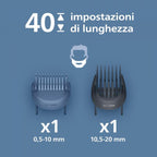 Philips Bt3620/15 Beard Trimmer 3000 Series Negro / Recortadora De Barba