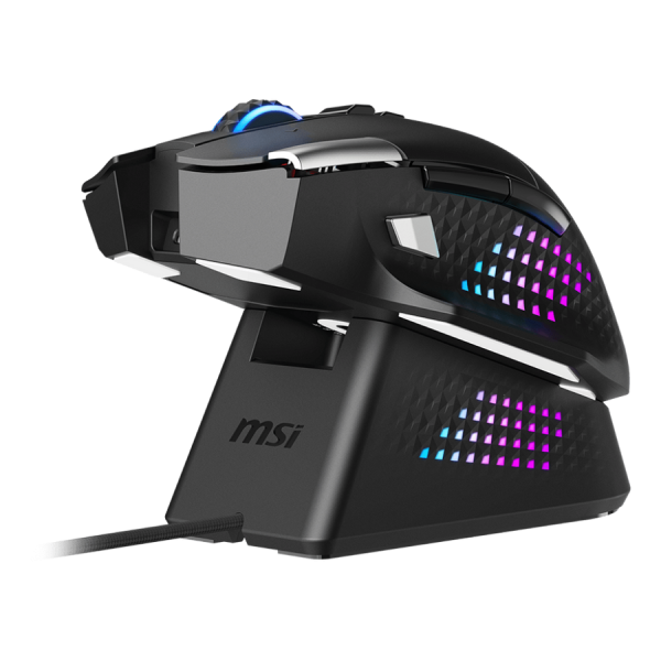 Raton Inalambrico Gaming Msi Versa Pro Negro + Dock