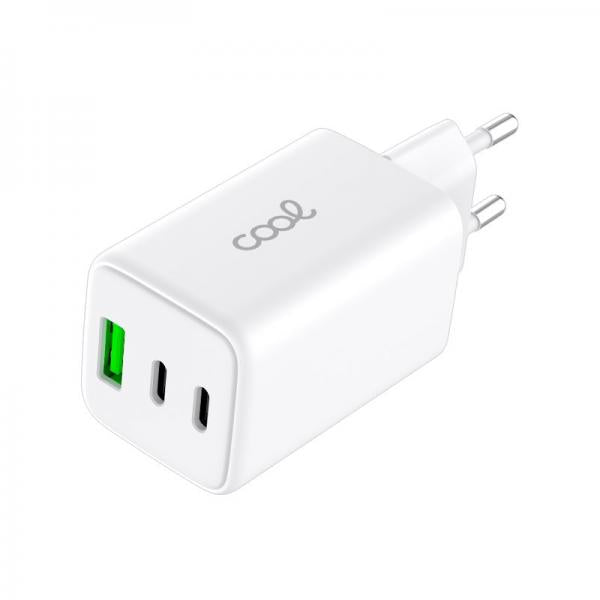 Cargador Cool 65W Ultra Carga Rapida White