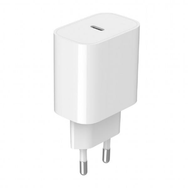 Cargador Rapido Gembird Usb Type-C De 20 W Blanco