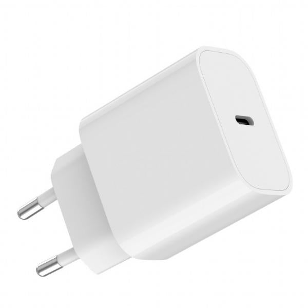 Cargador Rapido Gembird Usb Type-C De 20 W Blanco