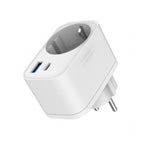 Cargador Rapido Gembird Usb De 2 Puertos Con Toma De Ca De P