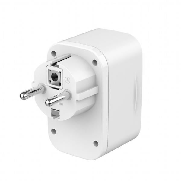 Cargador Rapido Gembird Usb De 2 Puertos Con Toma De Ca De P