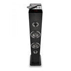 Altavoz Torre Portátil Ngs Sky Charm Pro Bk 80w Bt 5.4 Fm Usb Aux. Optica Madera Color Negro