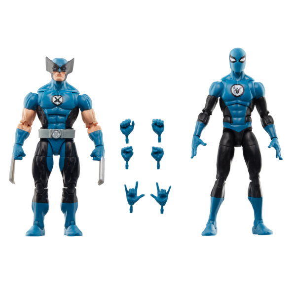 Blister 2 Figuras Wolverine Spiderman Los 4 Fantasticos Marv Main Image