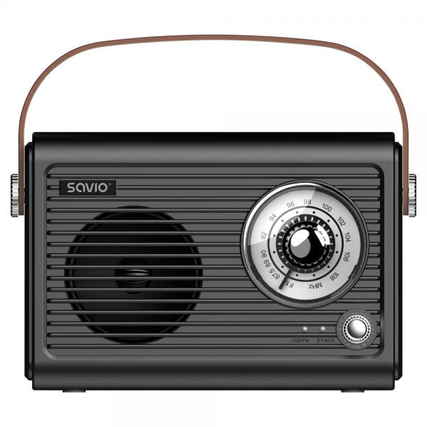 Radio Portatil Savio Rs-01 Black-brown Main Image