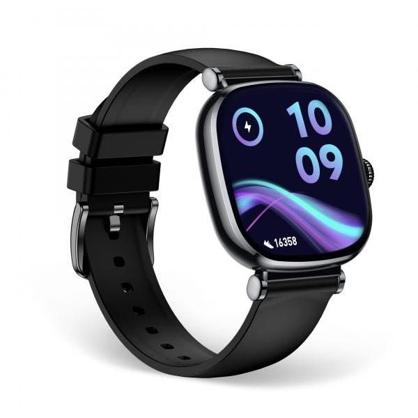 Ksix Iria Negro / Smartwatch 1.7"/ 2 Correas (metal + Silicona)