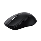 Mouse Trust Wireless Y Bluetooth Ferro Negro 3200 Dpi Ajustable 9 Botones 3 Dispositivos