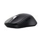 Mouse Trust Wireless Y Bluetooth Ferro Negro 3200 Dpi Ajustable 9 Botones 3 Dispositivos