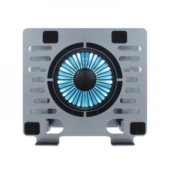 Base De Refrigeracion Para Portatiles Coolbox Coolair 1vrgb Hasta 17" 1 Ventilador Rgb 360 Alumino