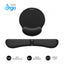 Kit Alfombrilla Ergonómica SUBBLIM - Reposamuecas Teclado  Alfombrilla Elástica  Negro