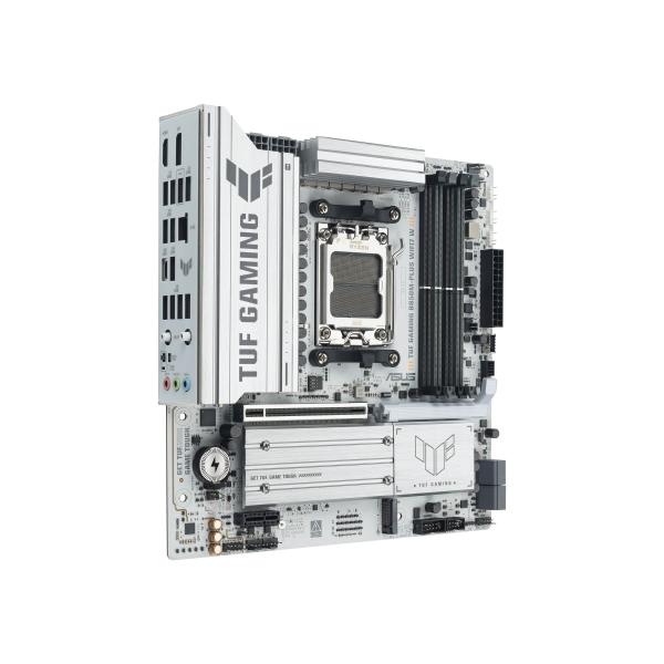 Pb Asus Tuf Gaming B850m-plus Wifi7 W Skt Am5 Microatx 4xddr5 Displayport Hdmi Usb 20gbps Blanco