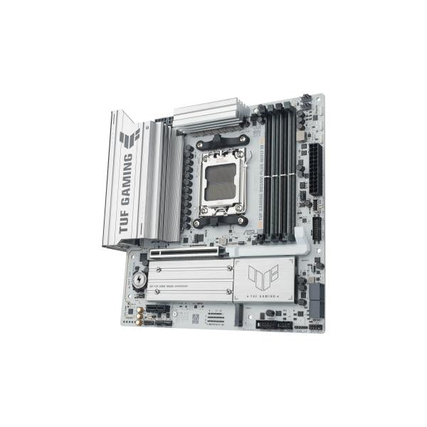 Pb Asus Tuf Gaming B850m-plus Wifi7 W Skt Am5 Microatx 4xddr5 Displayport Hdmi Usb 20gbps Blanco