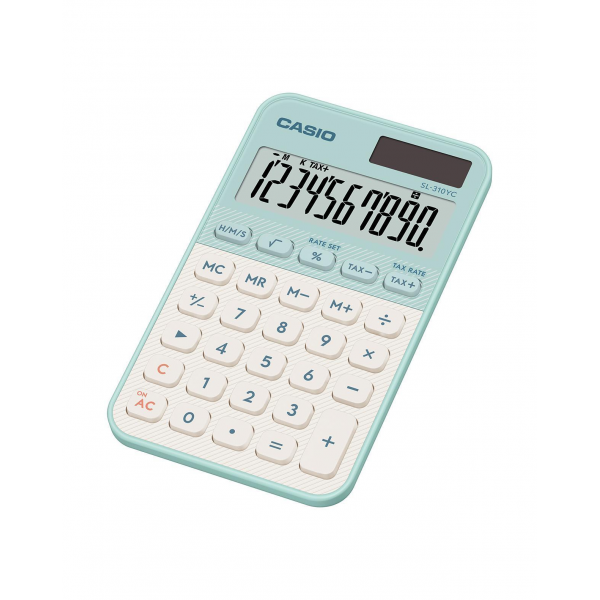 Casio Sl-310yc Verde Claro / Calculadora De Bolsillo