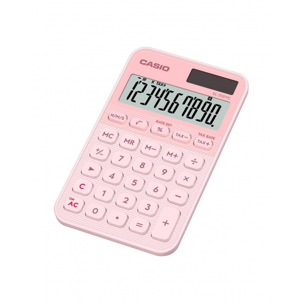 Casio Sl-310yc Rosa Claro / Calculadora De Bolsillo