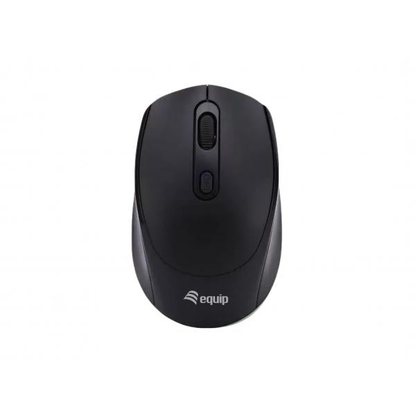 Mouse Equip Wireless 245122 1600dpi 4 Botones Color Negro